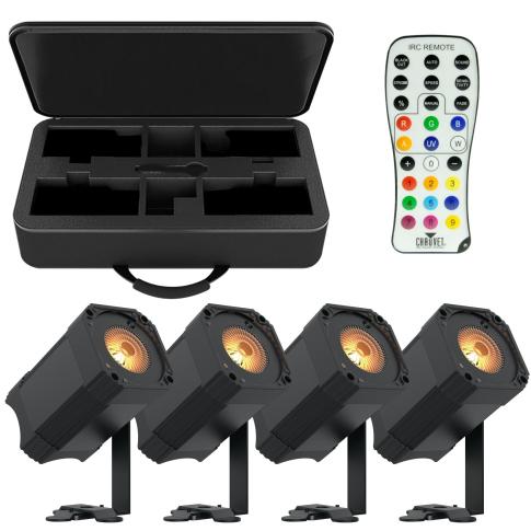 Chauvet DJ EZlink Par Q1BT Pack featuring 4x EZLink Par Q1BT Fixtures