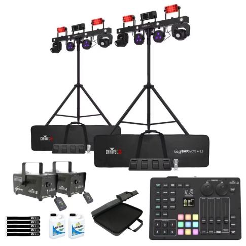 Chauvet DJ GigBAR Move + ILS Lighting Systems Pair w ILS Command Wireless