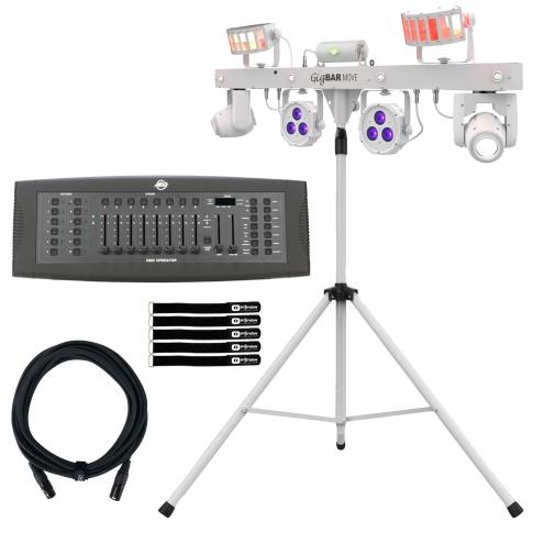 Chauvet DJ GigBar Move White Effect Light System with DMX Controller