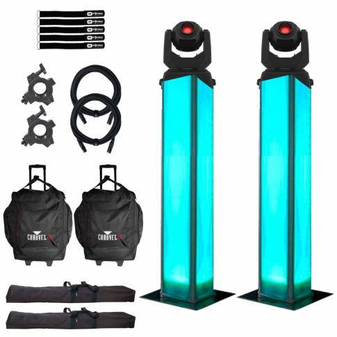 Chauvet DJ Intimidator Free Spot 60 ILS Heads Pair with 1.5m Towers