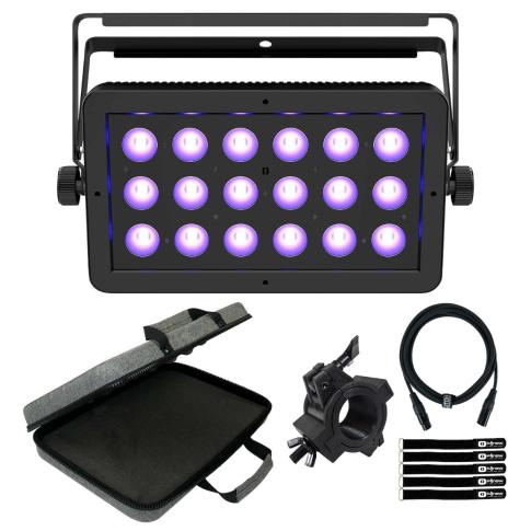 Chauvet DJ LEDSHADOW2ILS ILS Blacklight Panel Wash with Carrying Case