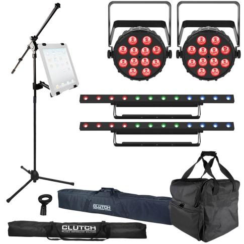 Chauvet SlimPAR T12 BT + COLORband T3 BT ILS Bluetooth Wireless Band DJ Wash Light