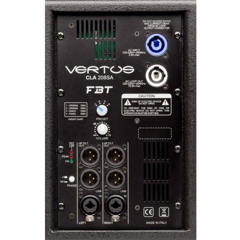 FBT Pro Vertus CLA 208SA Dual 8" Powered Subwoofer - Thumbnail 3