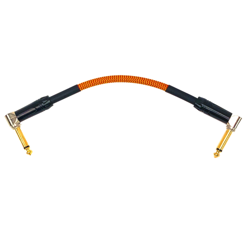 Clutch 6 Inch Right Angle 1/4" Patch Cable Side View Alternate