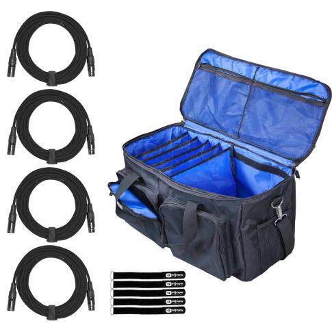Clutch CL-CADDY200 Utility Transport Bag with Sure-Fit XLR Cables