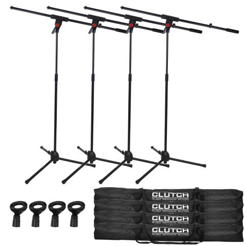 Clutch CL-MB100PK Microphone Boom Stands Quad Pack
