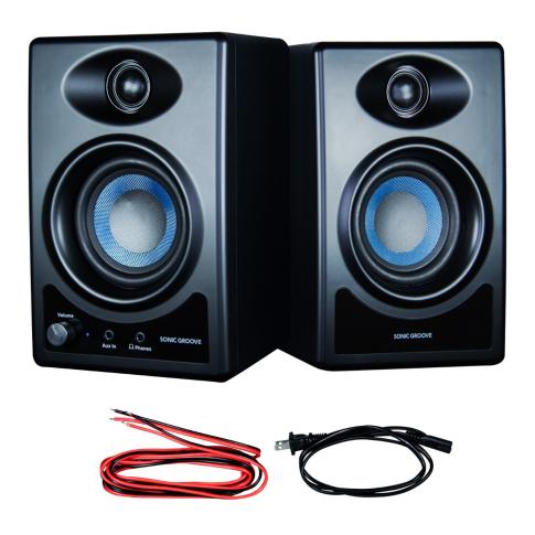 Clutch CL-SG3BT Sonic Groove 3.5" Desktop Monitors with Bluetooth