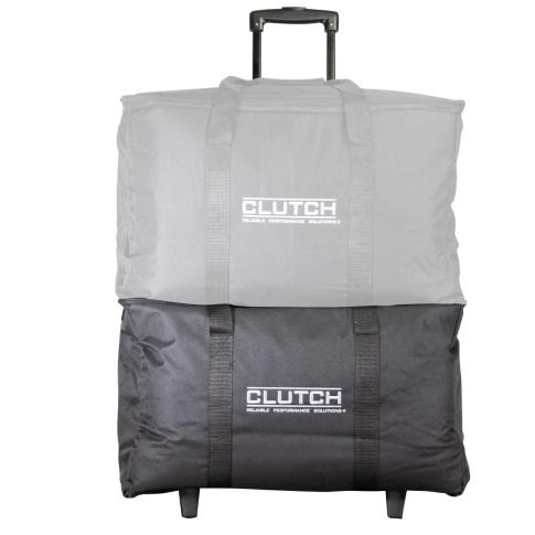 Clutch CL-TOTE221711R Utility Bag with Telescoping Handle & Wheels Stack Front
