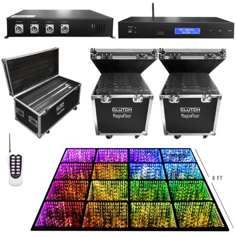 Clutch MagnaFloor LED Dance Floor Star Panel 8' x 8' System