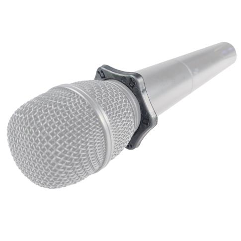 Clutch Microphone Anti Roll Stop Device for Handheld Microphones