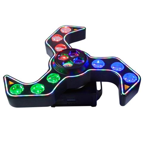 Clutch SPIN-BLADE RGBW LED Motion Strobe Effect Light Fixture