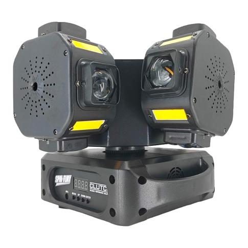 Clutch SPIN-FURY 200W RGBW LED Motion Strobe/Laser Light Fixture
