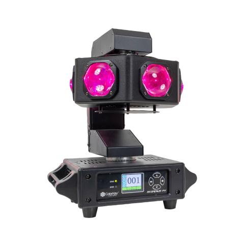 ColorKey CKU-1074 Scorpius FX 4-in-1 RGBW LED Moving Head Effect Light