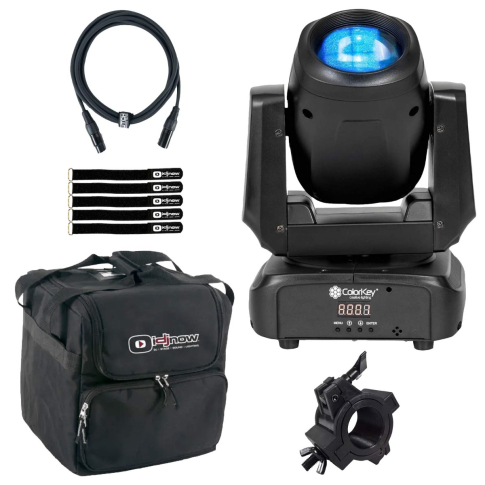 ColorKey CKU-5060 Mover Beam 100 Compact Moving Head Beam with Bag