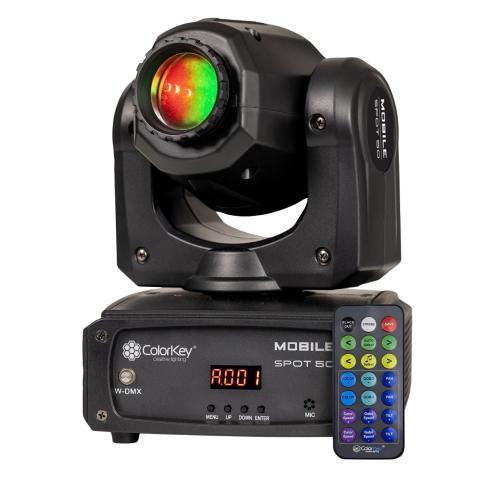 ColorKey CKU-6100 Mobile Spot 50 Compact Wireless Moving Head Spot
