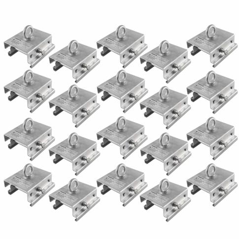 (20) Trusst CT-TENT Adjustable Tent Clamps for Clear Span Tents using Keder Grooved Beams