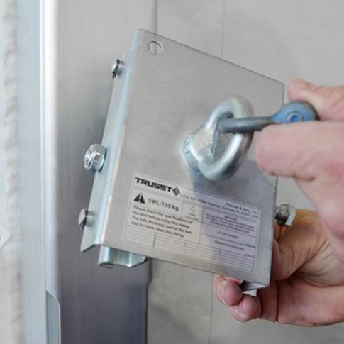 Trusst CT-TENT Adjustable Tent Clamp In use example 2