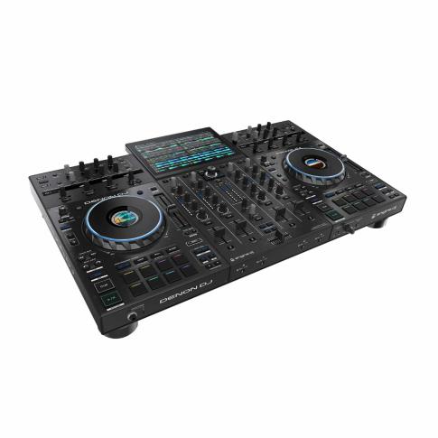 Denon DJ PRIME 4+ 4-Deck Controller with Red Case | IDJNOW