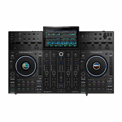 Denon DJ PRIME 4+ 4-Deck Standalone DJ Controller with Amazon Music
