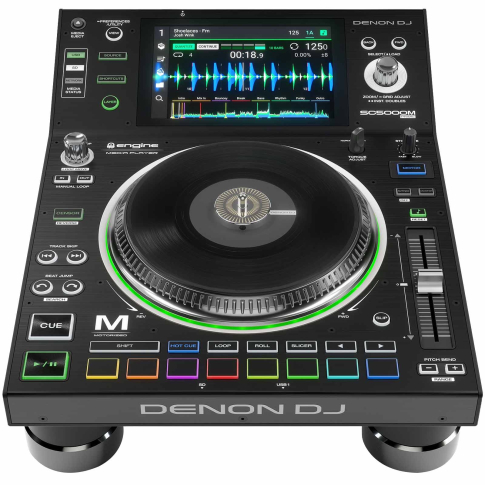 Denon DJ SC5000M Prime Professional DJ Media Player Front Angle View
