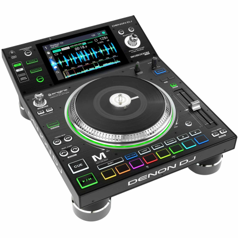 Denon DJ SC5000M Prime Professional DJ Media Player Left Angle View