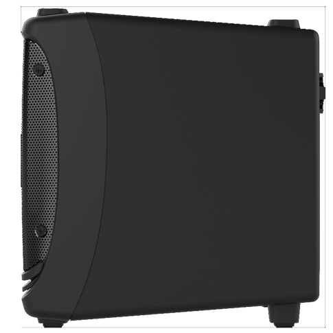 Mackie DLM8 2000 Watt 8” Full-Range Powered Loudspeaker Side View