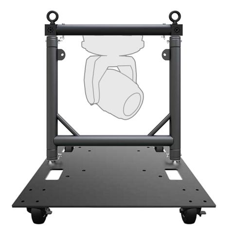 Global Truss Modular Lighting Quick Grid Section for Moving Heads in Black Package