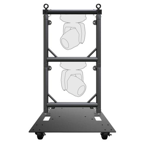Global Truss Modular Lighting Quick Grid Section for Moving Heads in Black Duo Package