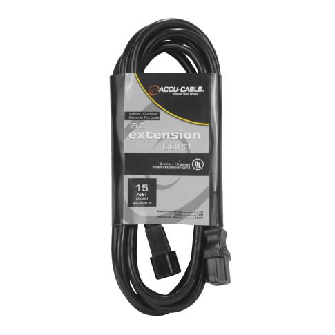 ECCOM-15 15FT AC Extension Cords