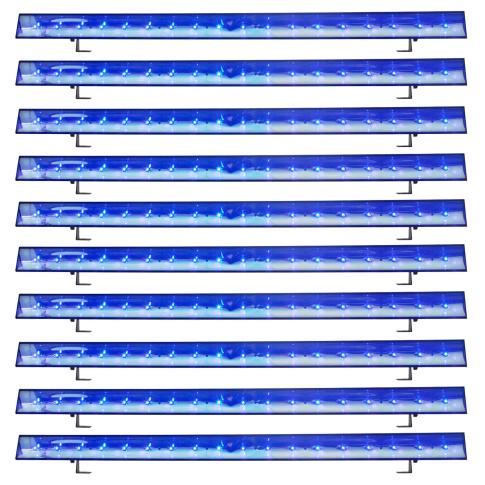(10) American DJ ECO UV Bar DMX Black Lights
