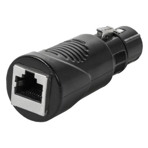 Elation Professional ACRJ453PFM RJ45 to 3 pin XLR Female Adapter