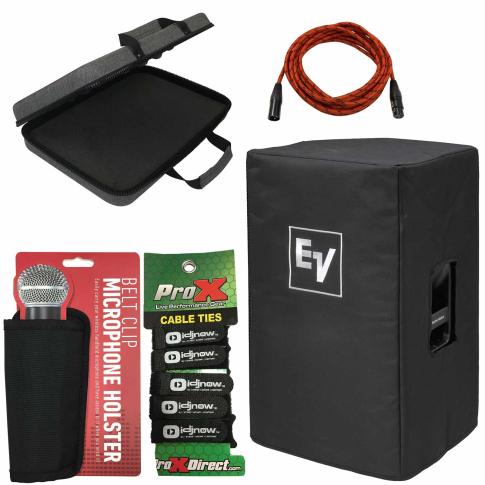 Electro-Voice EKX-15-CVR Speaker Cover with Case and Accessories