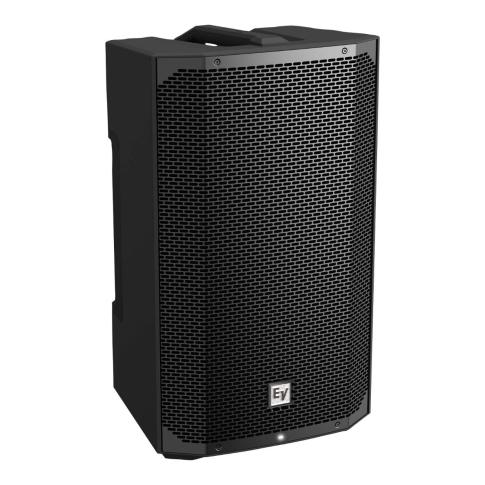 Electro-Voice EVERSE 12 12" Black Battery Powered PA DJ Speaker w Bluetooth Angle