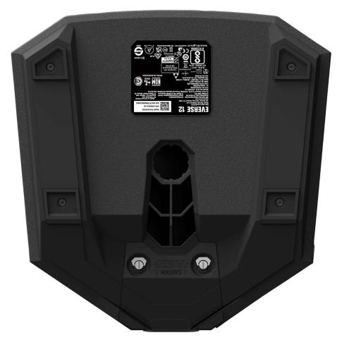 Electro-Voice EVERSE 12 12" Black Battery Powered PA DJ Speaker w Bluetooth Bottom