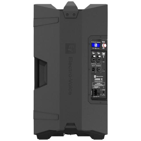 Electro-Voice EVERSE 12 12" Black Battery Powered PA DJ Speaker w Bluetooth Rear