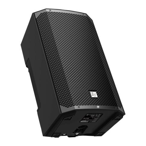 Electro-Voice EVERSE 12 12" Black Battery Powered PA DJ Speaker w Bluetooth Right Tilt
