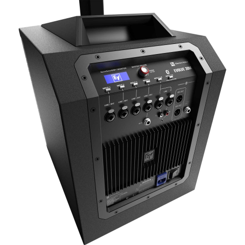 Electro-Voice EVOLVE 30M Portable Column System (black) Panel Angle