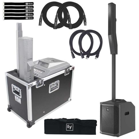 Electro-Voice Evolve50M Column Speaker System with Flight Case