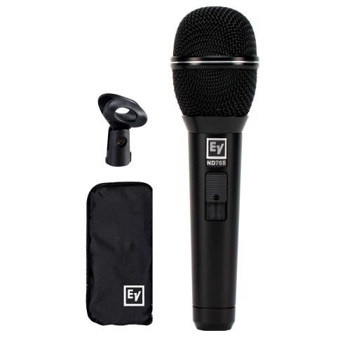 Electro-Voice ND76S Dynamic Cardioid Vocal Microphone with On/Off Switch