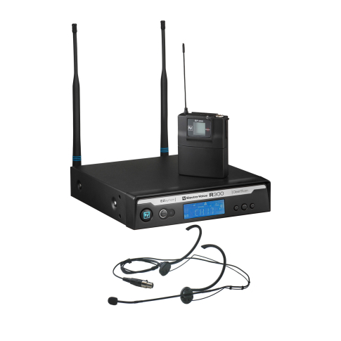 Electro-Voice R300E-C Head Worn Wireless System with HM3 Omni‑Directional Microphone (C band)