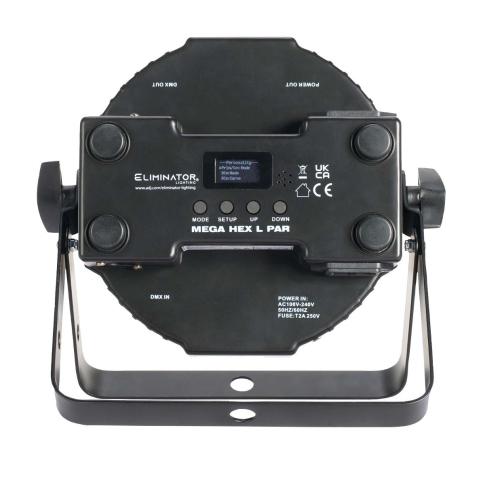 Eliminator Mega Flat Hex L PAK4 with DMX Terminator | IDJNOW