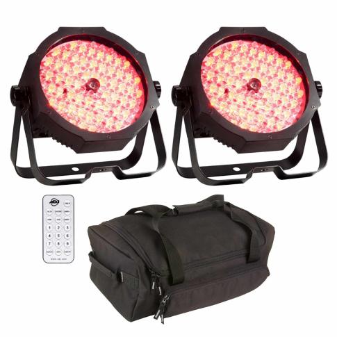 Eliminator Lighting MEGA GO PAR 64E Low Profile Par Can Duo Package