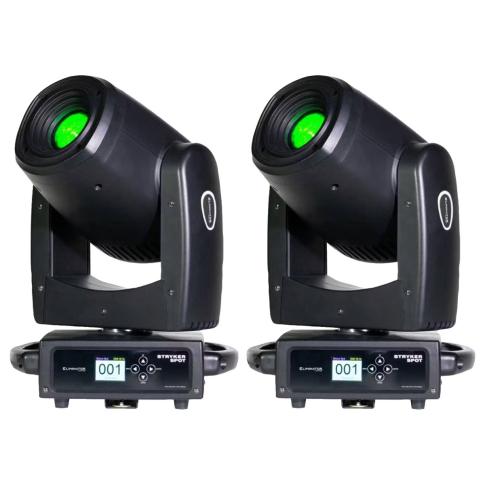 Eliminator Lighting STRYKER SPOT Moving Head 2-Pack - Open Box Mint