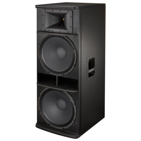 Electro-Voice ELX215 Dual 15-Inch 2-Way Full-Range Speaker Left angle view without grille