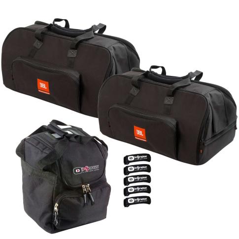 (2) JBL Bags EON612-BAG Deluxe Protective EON612 Speaker Carry Bags Bundle