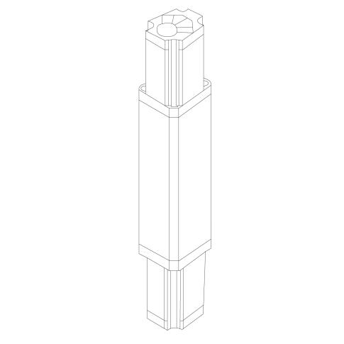 Electro-Voice EVOLVE50-PL-SB Column Speaker Pole (white)