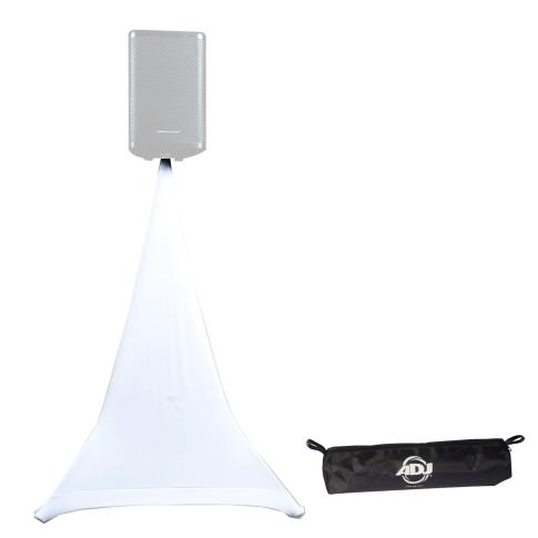 ADJ Event Stand Scrim 1W 5FT Single Sided White Speaker Stand Scrim