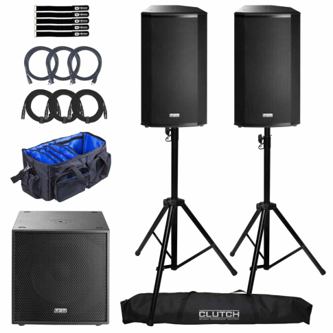 FBT VENTIS 115A 2-Way Active 15" Speakers Pair with 18" Subwoofer