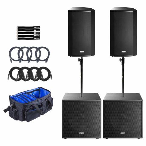 FBT VENTIS 115A 2-Way Active 15" Speakers with 18" Subwoofers Duo Pack