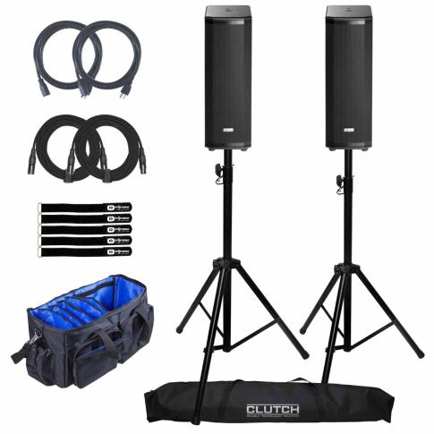 FBT VENTIS 206A 2x 6.5" Speakers with Heavy Duty Stands Duo Pack